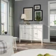 Сервант IKEA ИДАНЭС, белый, 124x50x95 см, 804.960.25 - изображение 2