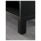 Шафа IKEA БЕСТО, чорно-коричнева, 60x40x202 см, 692.849.87 - зображення 2