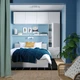 Гардероб с 5 дверями/3 ящиками IKEA ОПХУС, белый, Фоннес белый, 240x42x241 см, 094.371.15 - изображение 2