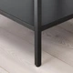 Шафа зі скляними дверцятами IKEA RUDSTA, антрацит, 42х37х155 см, 604.348.25 - зображення 4