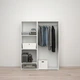 Шкаф с 3 дверьми IKEA ОПХУС, белый, Фоннес белый, 140x57x181 см, 194.243.39 - изображение 2