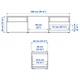 Тумба под ТВ IKEA БЕСТО, белый, Лаппвикен белый, 180x42x39 см, 493.284.02 - изображение 10