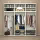 Шафа з 6 розсувними дверима IKEA ОПХУС, білий ларколлен, темно-сірий, 180x57x221 см, 094.941.58 - зображення 5