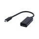 Адаптер Cablexpert USB Type-C - DisplayPort (M/F), 0.15 м, чорний (A-CM-DPF-01) - изображение 1