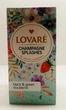 Cмесь зеленого и черного чая Lovare Champagne splashes 24 пакетика по 2гр - изображение 1