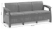 Диван для саду і тераси Keter Corfu Love Seat Max коричневий 258947 - зображення 6