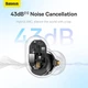 Наушники BASEUS Bowie True Wireless Earphones WM05 ANC до 5 часов (NGTW200002) белые - изображение 4