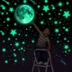 Фосфорные наклейки на стену в детскую "Universe" - светящиеся люминесцентные наклейки звезды, планета 428 шт. (010043) - изображение 2