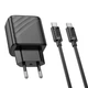 Зарядное устройство с быстрой зарядкой + кабель Type-C HOCO CS22A |PD30W/Type-C| Черный - изображение 3