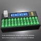 Зарядное устройство на 12 аккумуляторов LiitoKala Lii-S12 - Li-ion/LiFePO4/Ni-MH, 12x26700/ 26650/ 2170/0 18650/ AA/ 9V - изображение 4