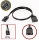 Кабель Сплиттер 5V 3PIN+4PIN ARGB LED Strip Connector 1 -> 1 удлинитель комплект 2шт 25см (788225944-11) Черный - изображение 11