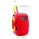 Bluetooth-колонка TG659, c функцией speakerphone, радио, red - изображение 3