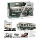Інтерактивний конструктор Автобус A-Toys YW 9099 A зі звуковими ефектами, підсвічуванням салону, інерцією, викруткою та рухомими деталями, Сіро-зелений Від 3 років - зображення 2