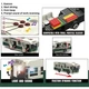 Інтерактивний конструктор Автобус A-Toys YW 9099 A зі звуковими ефектами, підсвічуванням салону, інерцією, викруткою та рухомими деталями, Сіро-зелений Від 3 років - зображення 3