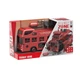 Інтерактивний конструктор Автобус A-Toys YW 9099 B зі звуковими ефектами, підсвічуванням салону, деталями, що рухаються, Червоний Від 3 років - зображення 4