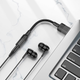 Внешняя звуковая карта HOCO Spirit transparent external Sound Card USB to 3.5mm (0.15M, USB, DAC). Black - изображение 5