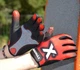 Рукавички для фітнесу MadMax MXG-101 X Gloves Black/Grey/Red XL - изображение 5