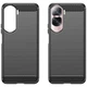 Силиконовый (TPU) чехол UniCase Carbon для Honor 90 Lite - Black - изображение 2