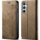 Чехол-книжка с кармашками UniCase Jeans Wallet для Samsung Galaxy A55 (A556) - Khaki - изображение 1
