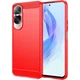 Силіконовий (TPU) чохол UniCase Carbon для Honor 90 Lite - Red - зображення 1