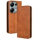 Чехол-книжка Deexe Retro Style для Xiaomi Redmi Note 13 Pro 4G / Note 14S / Poco M6 Pro - Brown - изображение 1