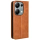 Чехол-книжка Deexe Retro Style для Xiaomi Redmi Note 13 Pro 4G / Note 14S / Poco M6 Pro - Brown - изображение 6