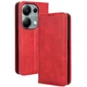Чохол-книжка Deexe Retro Style для Xiaomi Redmi Note 13 Pro 4G / Note 14S / Poco M6 Pro - Red - зображення 1