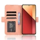 Чохол-книжка з кишеньками Deexe Wallet Stand для Xiaomi Redmi Note 13 Pro 4G / Note 14S / Poco M6 Pro - Pink - зображення 3