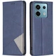Чехол-книжка с кармашками UniCase Geometric Pattern для Xiaomi Redmi Note 13 Pro 4G - Blue - изображение 1
