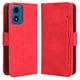 Чехол-книжка с кармашками Deexe Wallet Stand для Motorola Moto G24 Power / G04 / G04s / E14 - Red - изображение 1