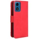 Чехол-книжка с кармашками Deexe Wallet Stand для Motorola Moto G24 Power / G04 / G04s / E14 - Red - изображение 6