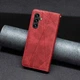 Чохол-книжка з кишеньками UniCase Geometric Pattern для Samsung Galaxy A56 (A566) - Red - зображення 4