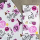 Кухонний рушник рогожка з принтом Paris and Fashion Girl GM Textile 35х61см 180г/м2 (Біло-рожевий) - зображення 3