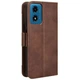 Чехол-книжка с кармашками Deexe Wallet Stand для Motorola Moto G24 Power / G04 / G04s / E14 - Brown - изображение 6