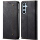 Чехол-книжка с кармашками UniCase Jeans Wallet для Samsung Galaxy A55 (A556) - Black - изображение 1