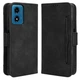 Чехол-книжка с кармашками Deexe Wallet Stand для Motorola Moto G24 Power / G04 / G04s / E14 - Black - изображение 1