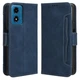 Чехол-книжка с кармашками Deexe Wallet Stand для Motorola Moto G24 Power / G04 / G04s / E14 - Blue - изображение 1