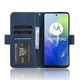 Чехол-книжка с кармашками Deexe Wallet Stand для Motorola Moto G24 Power / G04 / G04s / E14 - Blue - изображение 3