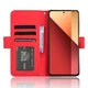 Чехол-книжка с кармашками Deexe Wallet Stand для Xiaomi Redmi Note 13 Pro 4G / Note 14S / Poco M6 Pro - Red - изображение 3