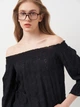 Блуза H&M 34 Черный 0596346_14 - изображение 4