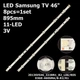 LED підсвітка Samsung TV 46" SAMSUNG 2013SVS46_3228N1_B2_L06 R05_REV1.5_130724 D3GE-460SMA-R2 8pcs=1set - изображение 1
