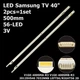 LED підсвітка Samsung TV 40" 2012SVS40 7032NNB LEFT56 RIGHT56 2D REV1.1 120317 2шт. - изображение 1