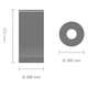 Кошик для білизни Brabantia Laundry Bin White 35 л (304866) - изображение 5