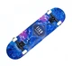 Детский деревянный скейтборд Fish Skateboard с принтом Blue Galaxy&nbsp;до 90 килограмм - изображение 1