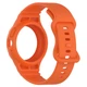 Силиконовый ремешок с чехлом для смарт-часов Google Pixel Watch 2 orange - изображение 2
