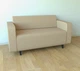Диван офисный Tobi Sho Арне с подлокотниками 1580х700х740 мм, обивка велюр Magic Beige - изображение 2