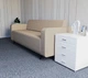 Диван офисный Tobi Sho Арне с подлокотниками 1880х700х740 мм, обивка велюр Magic Beige - изображение 4
