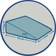 Подушка ортопедическая Olvi J2540SW Клин при рефлюксе широкая (10655) - изображение 5