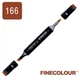 Маркер спиртовий Finecolour Brush 166 помаранчево-коричневий E166 (EF102-166) - зображення 2