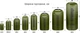 Гермомешок Tramp PVC Diamond Ripstop 70 л Оливковый UTRA-209-olive - изображение 3